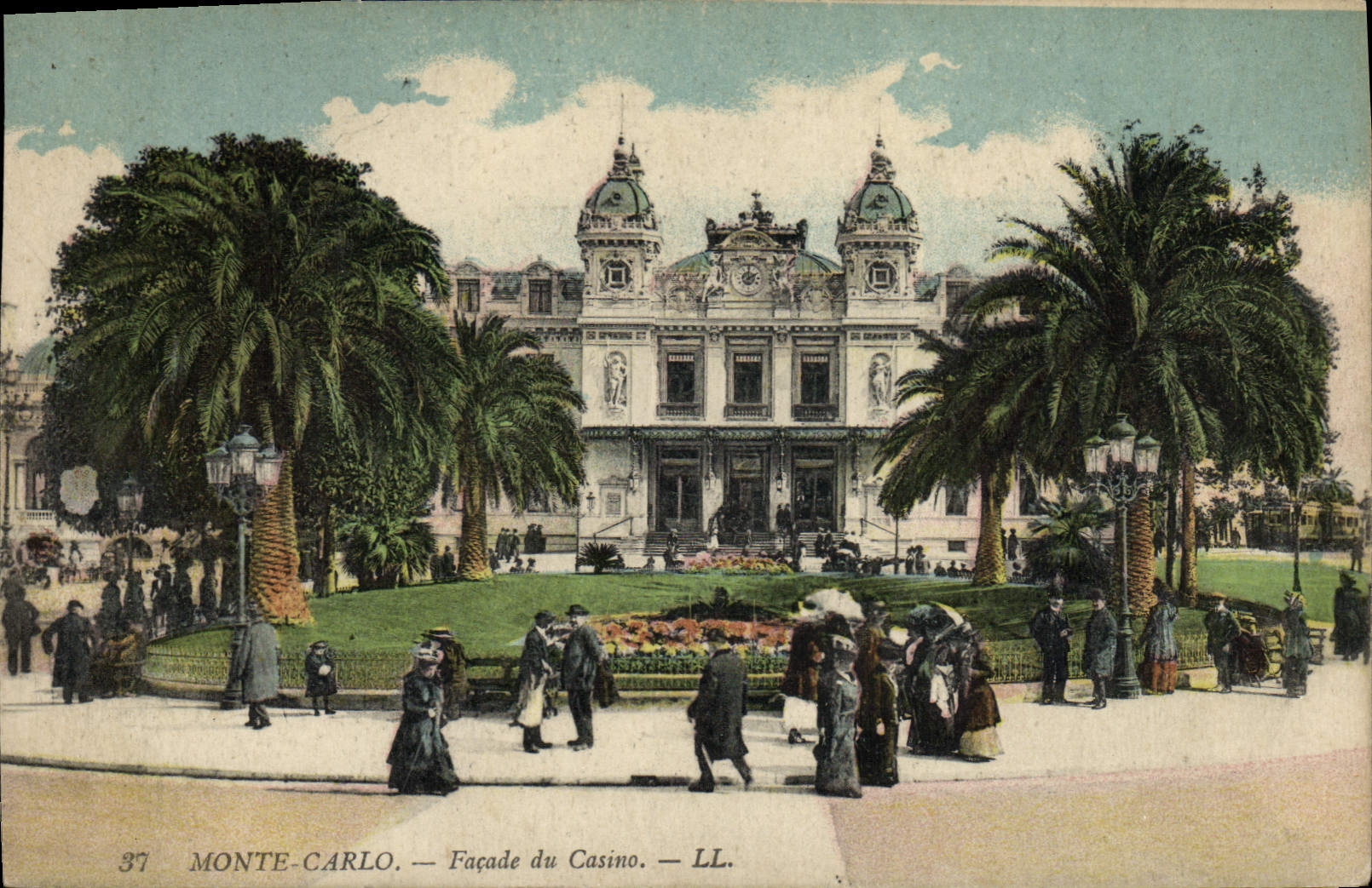 CPA Mont Carlo Facade Du Casino