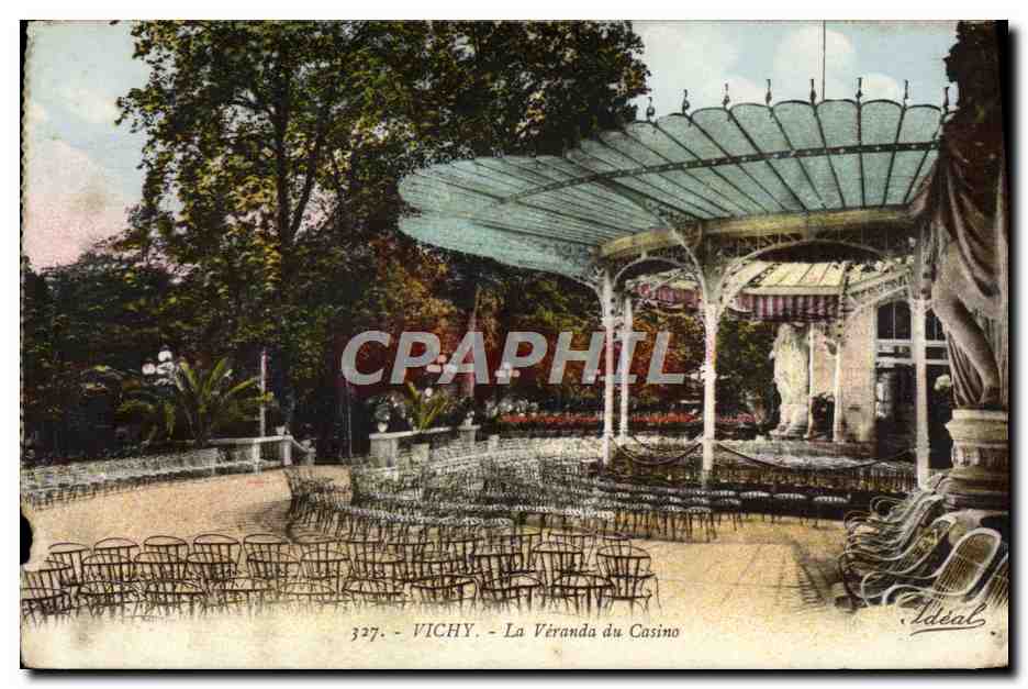 Vichy - Die Veranda des Casinos — Verlag Ideal, Nr. 327 - Vorderseite