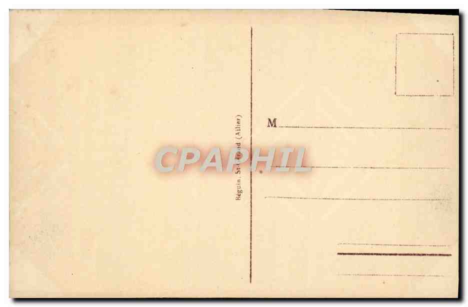 CPA Vichy Le Casino — Verso