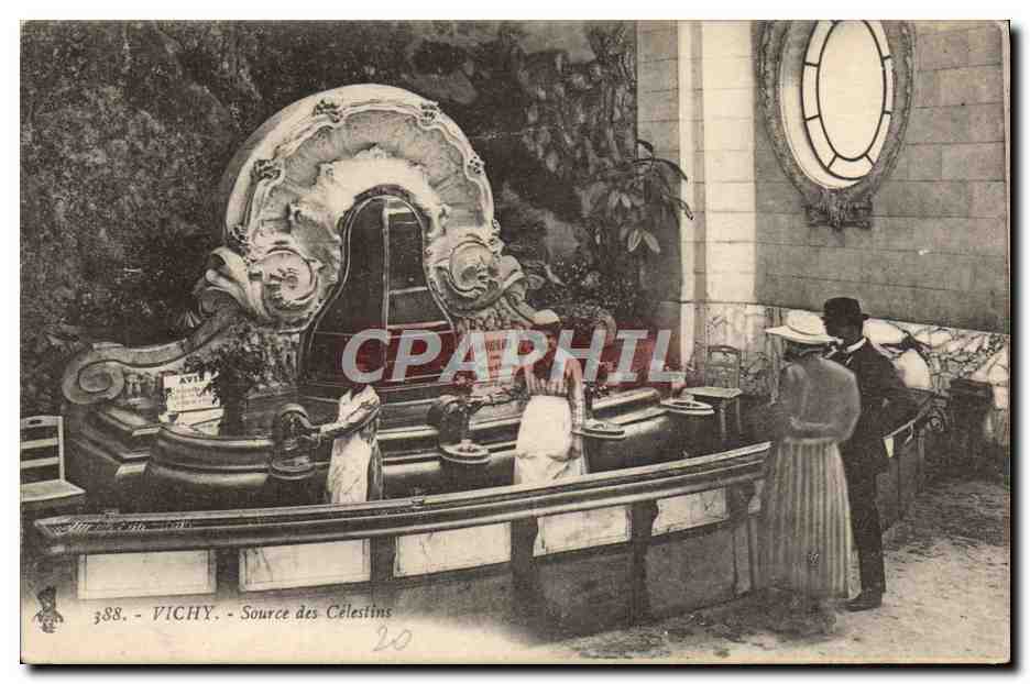 CPA Vichy Source Des Celestins