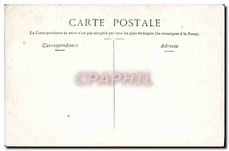 CPA Vichy Le theatre — Verso