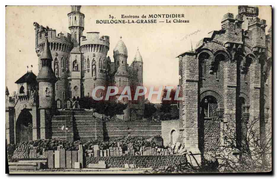 CPA Environs de Montdidier Boulogne La Grasse Le Chateau