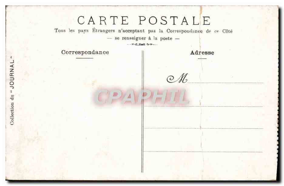CPA Versailles Grand Trianon Chambre de la reine Victoria — Verso