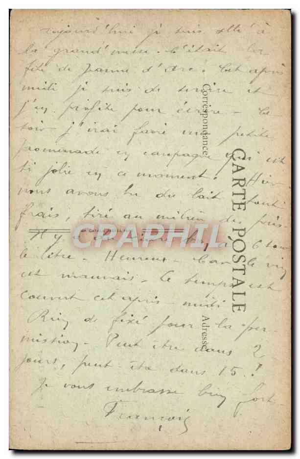 CPA Neufchatel En Bray Le Chateau De Valboury — Rückseite