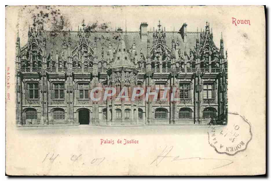 CPA Rouen Palais De Justice