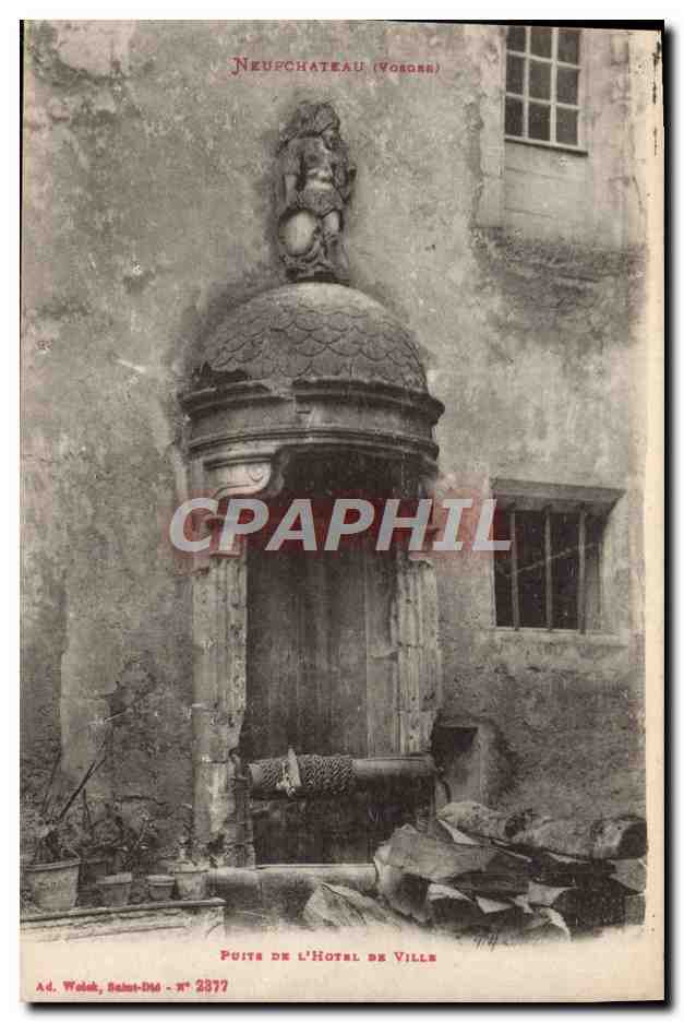 CPA Neufchateau Puits De L'Hotel De Ville