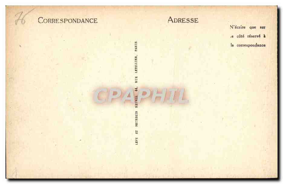 CPA Dieppe Le Casino — Rückseite