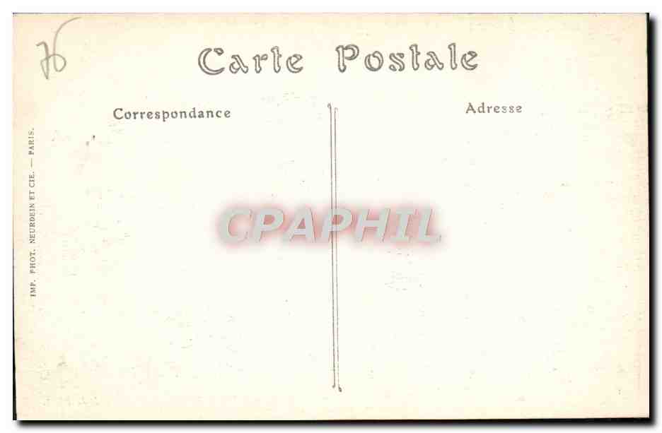 CPA Rouen Vue Generale Prise De Bon Secours — Verso