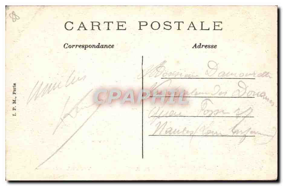CPA Vittel Le Casino — Verso