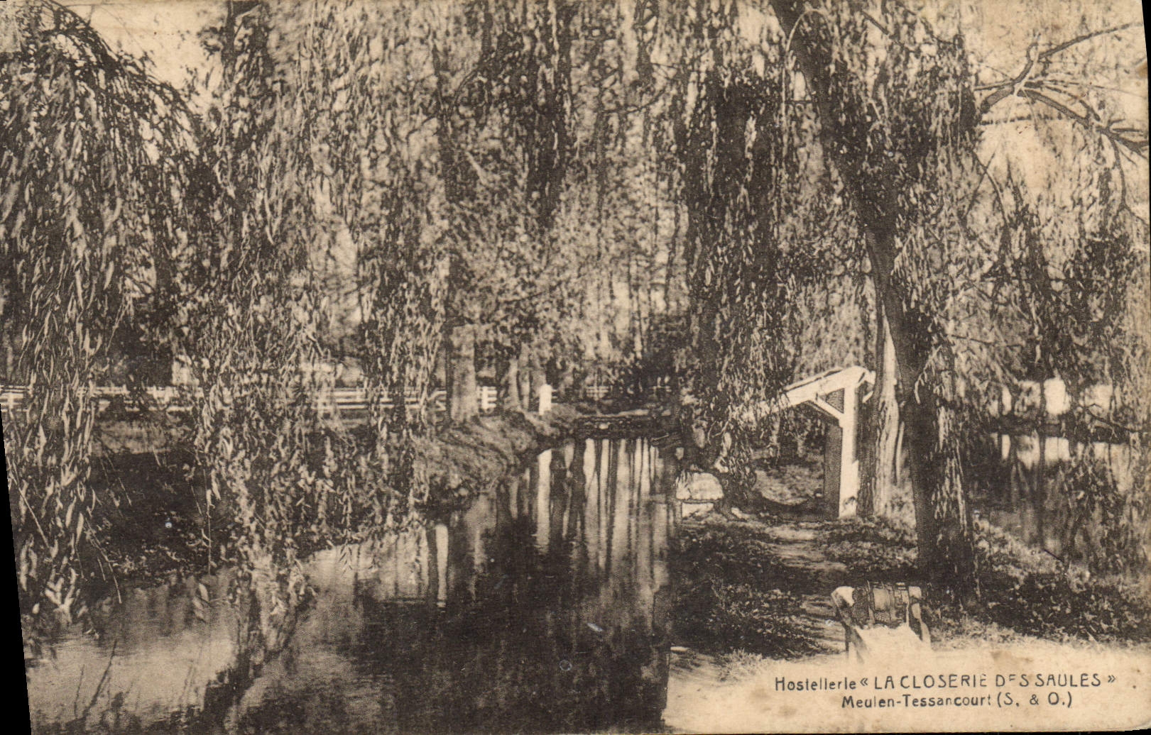 Hostellerie « LA CLOSERIE D' S SAULES » — Meuilen-Tessancourt (S. & O.)