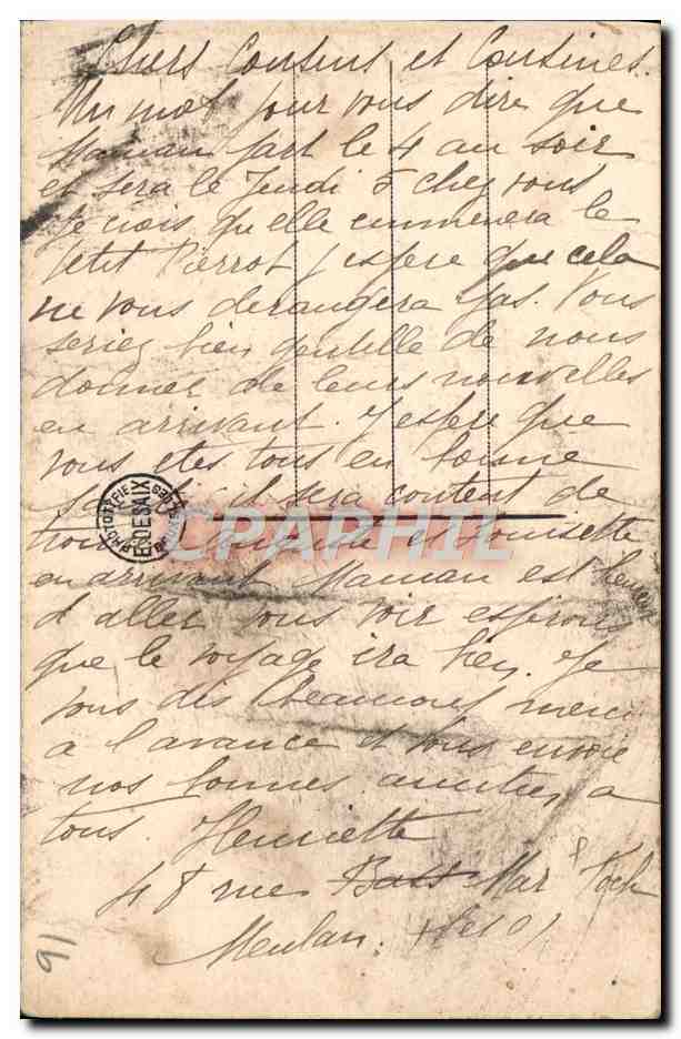 Hostellerie & La Closerie des Saules — Meuylan-Tessancourt (S. & O.) — Rückseite