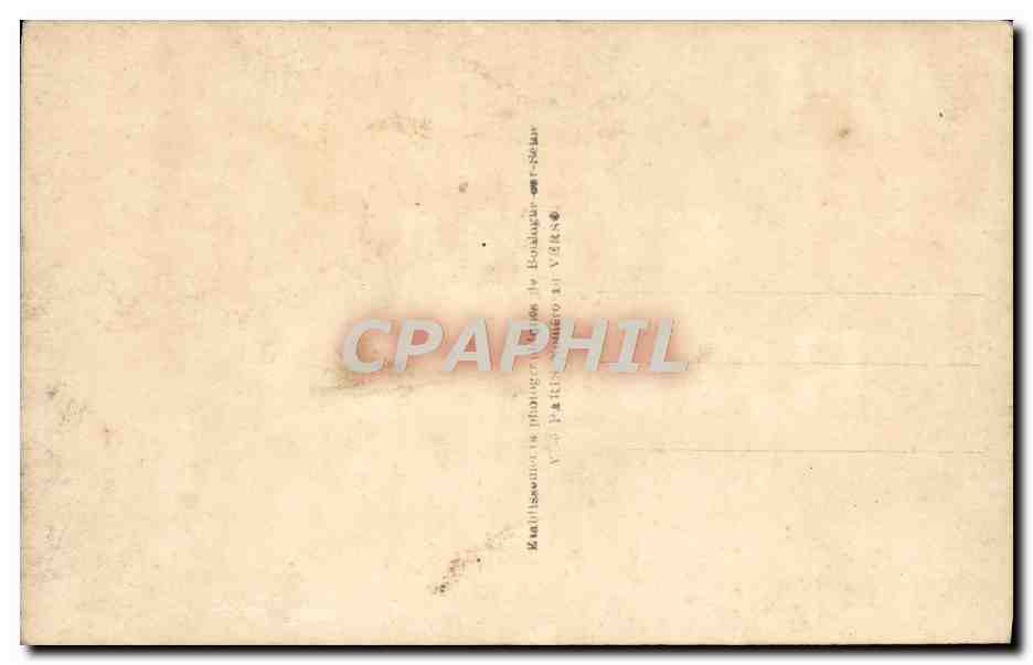 CPA Fantaisie Homme Soldat — Back