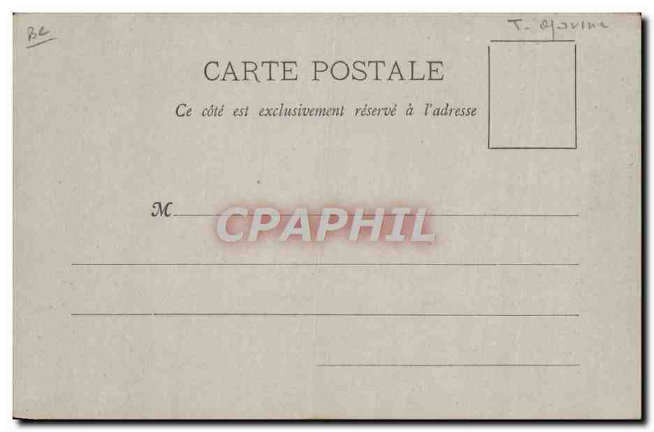 CPA Bateau Lavage Corporel — Verso