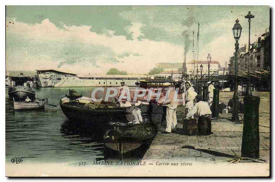 Marine Nationale — Corvée aux vivres — ELD, n° 525