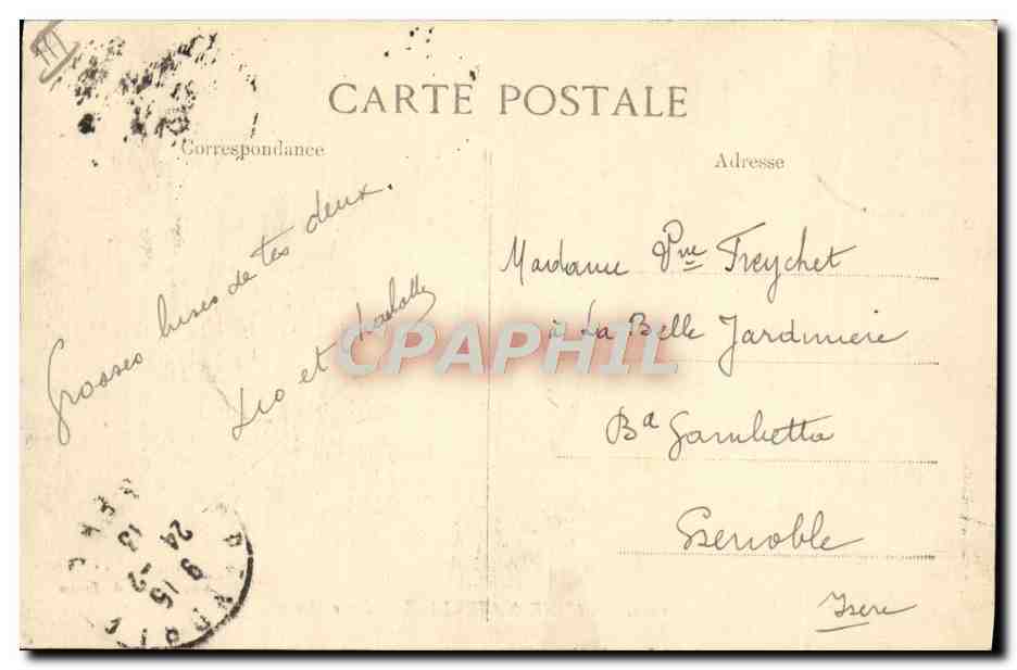 CPA Bateau Marine nationale Les couleurs  — Verso