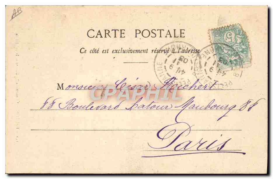 Toulon — Couronne — Désarmer la baleinière — Childe Giraud, n°149 — Verso