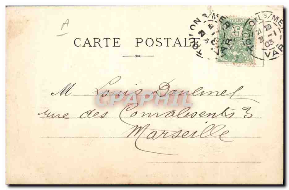 CPA Bateau Groupe de caporaux d'armes a bord d'un cuirasse — Verso