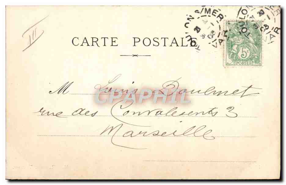 Un Plat de Foutiers à Bord — M. BAR. Phot. Toulon, n°73 — Verso
