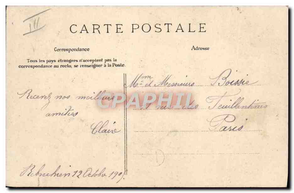 Lavage du Pont — sur le navire Patrie — Vues Stéréoscopiques — Verso