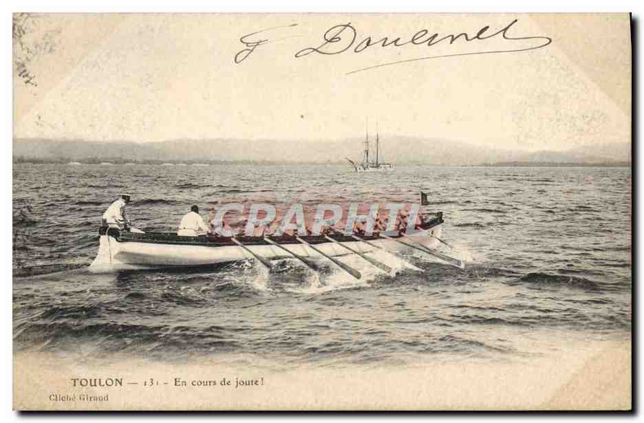 CPA Bateau Toulon En cours de joute 
