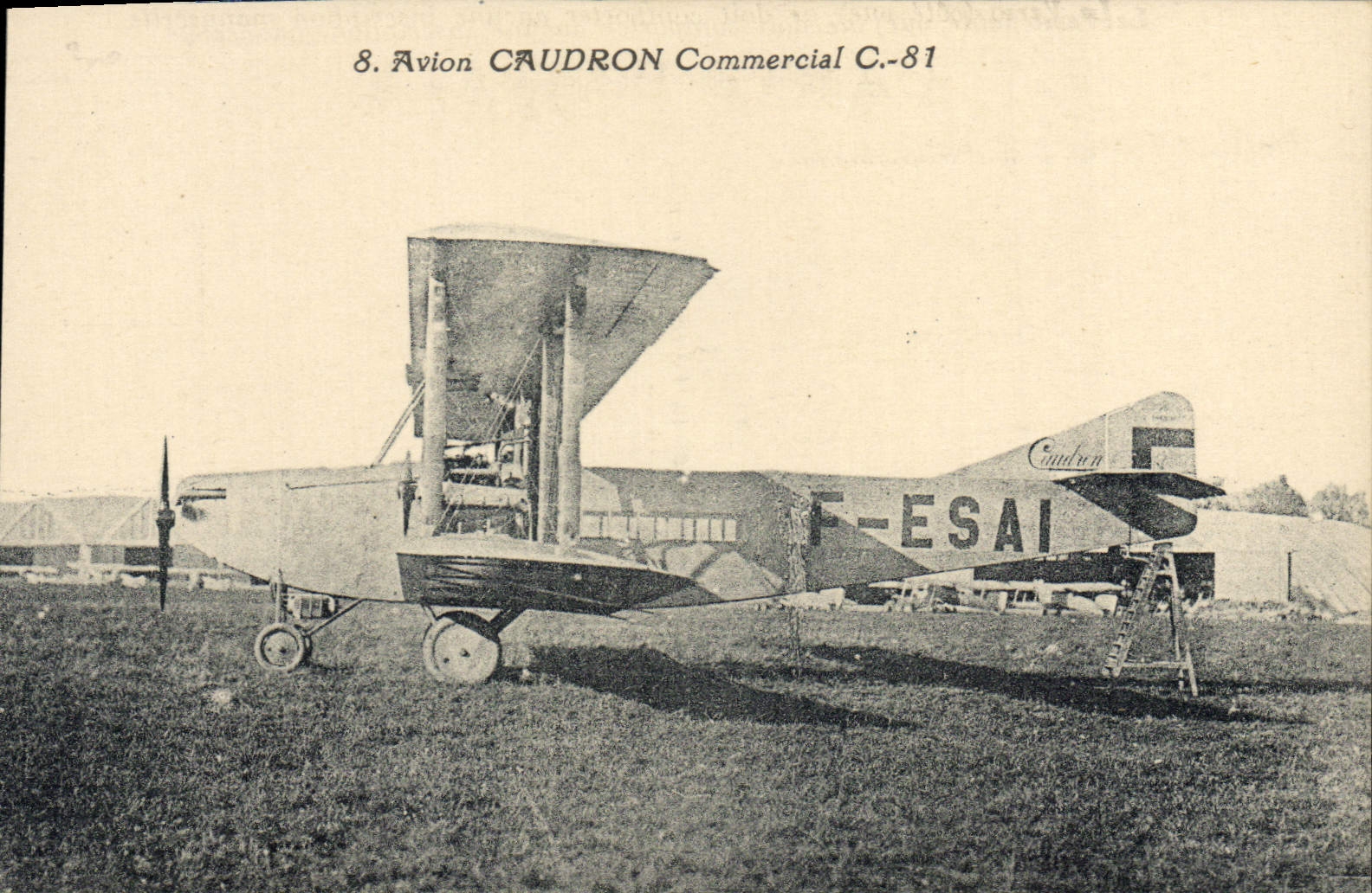 CPA Avion Aviation Avion Caudron Commercial C81