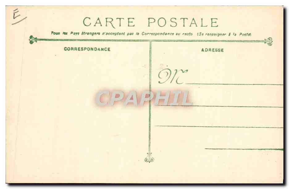 CPA Avion Aviation Cannes Port Aviation de la Napoule Frey sur biplan Farman Meeting d'aviation 27 mars au 3 avril 1910 — Rückseite