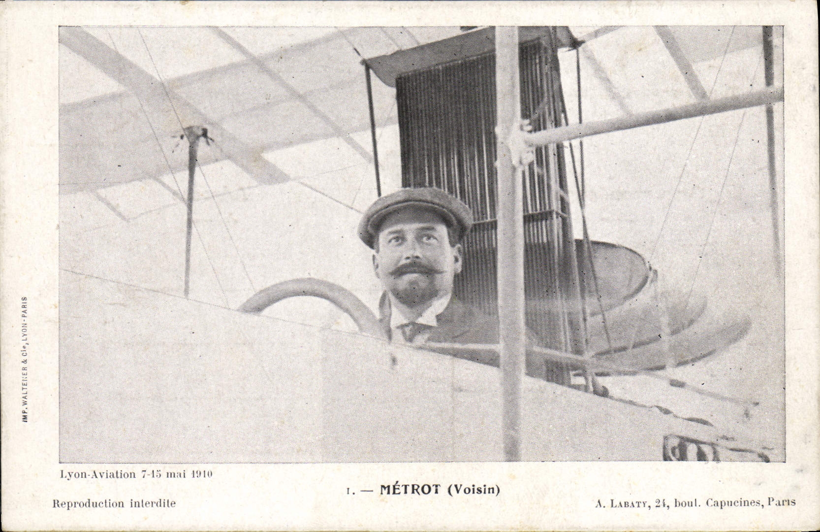 CPA Avion Aviation Metrot Voisin