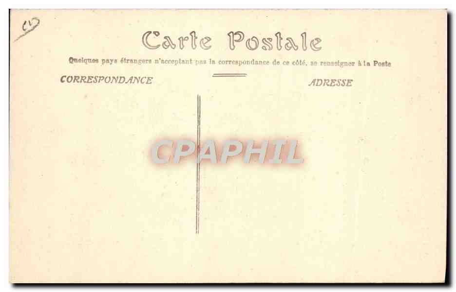 CPA Avion Aviation Paris Inondations 1910 L'aviateur de Lesseps et la baronne Delagrange Avenue Montaigne — Rückseite