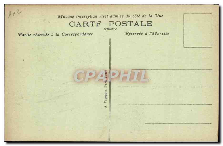CPA Avion Aviation Parcay Meslay Le camp d'aviation Escadrille d'avions Potez 25 — Rückseite