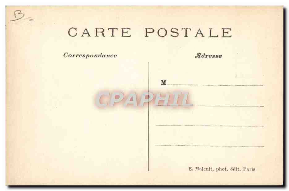 Aviation — Einflügler Nieuport 28 HP geflogen von L' MAILLOLS — E. Malcuit, phot. publ. Paris — Rückseite