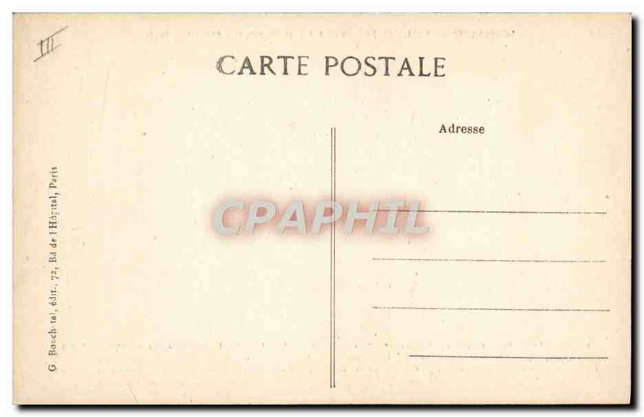 CPA Avion Aviation Conservatoire National des Arts et Metiers Rue Saint Martin Avion Rene Gasnier d'Angers — Rückseite