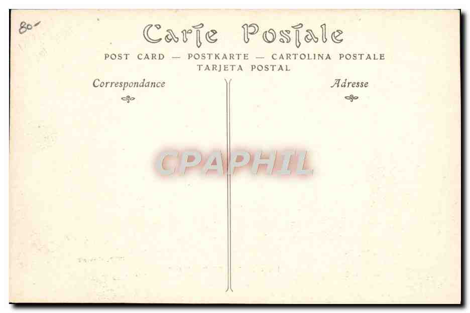 CPA Avion Aviation Wilbur Wright au camp d'Auvours  — Verso