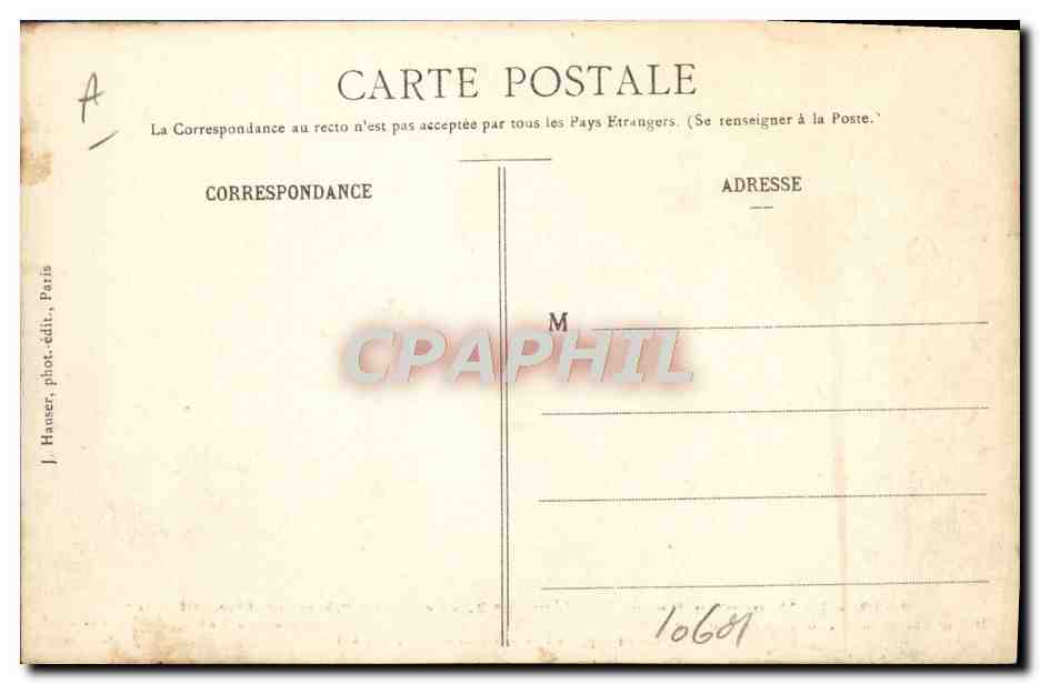 CPA Avion Aviation Monoplan Raoul Vendome Moteur Anzani  — Verso