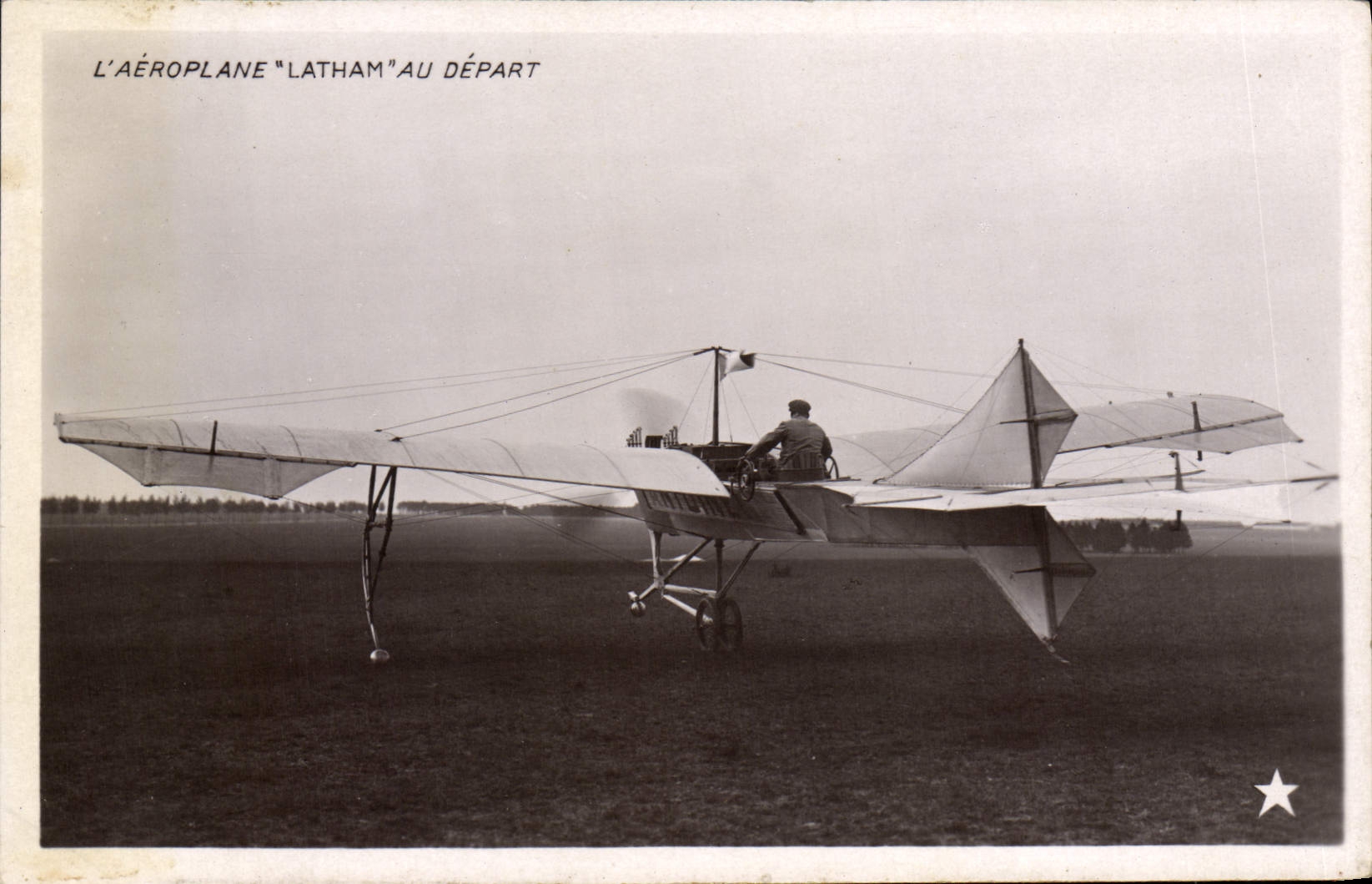 CPA Avion Aviation Aeroplane Latham au depart 