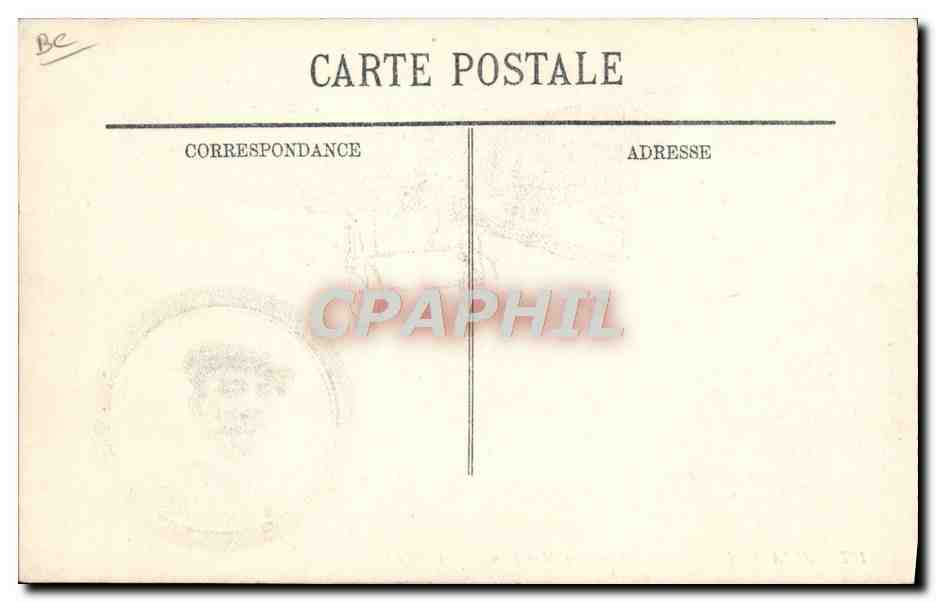 CPA Avion Aviation Alfred Leblanc sur monoplan Bleriot  — Verso