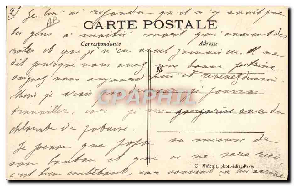CPA Avion Aviation L'aeroplane Systeme Wright pilote par le comte de Lambert en plein vol  — Verso