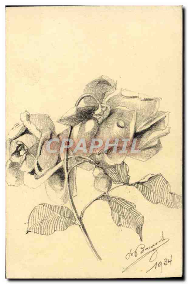 CPA Fantaisie Fleurs