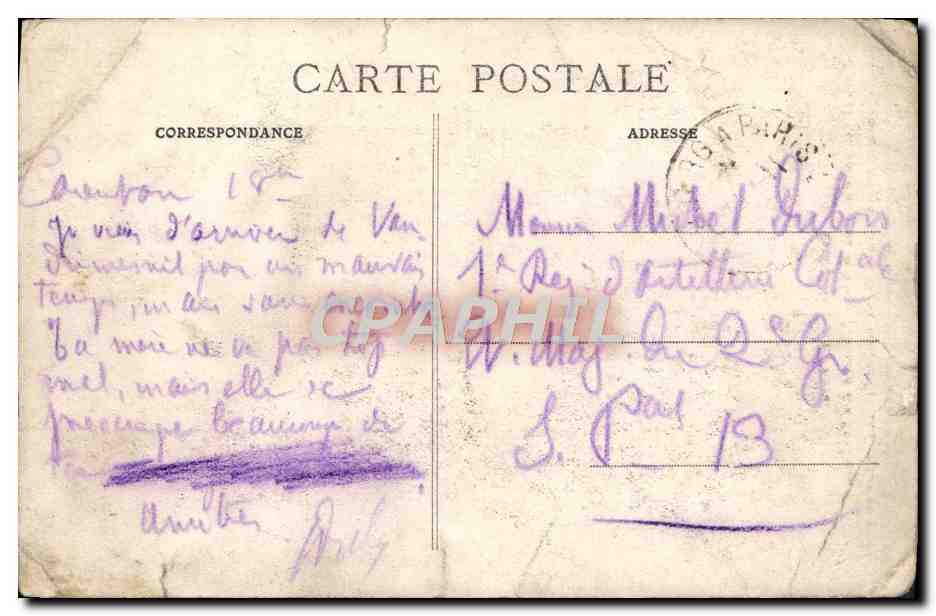 CPA Normandie Vieux normand des environs d'Orbec — Rückseite