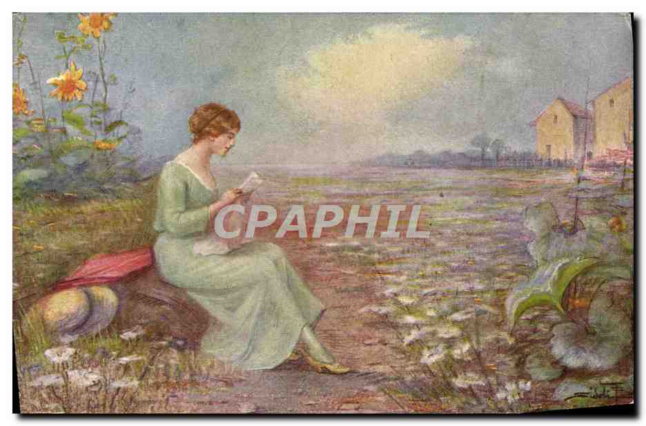CPA Fantaisie Femme