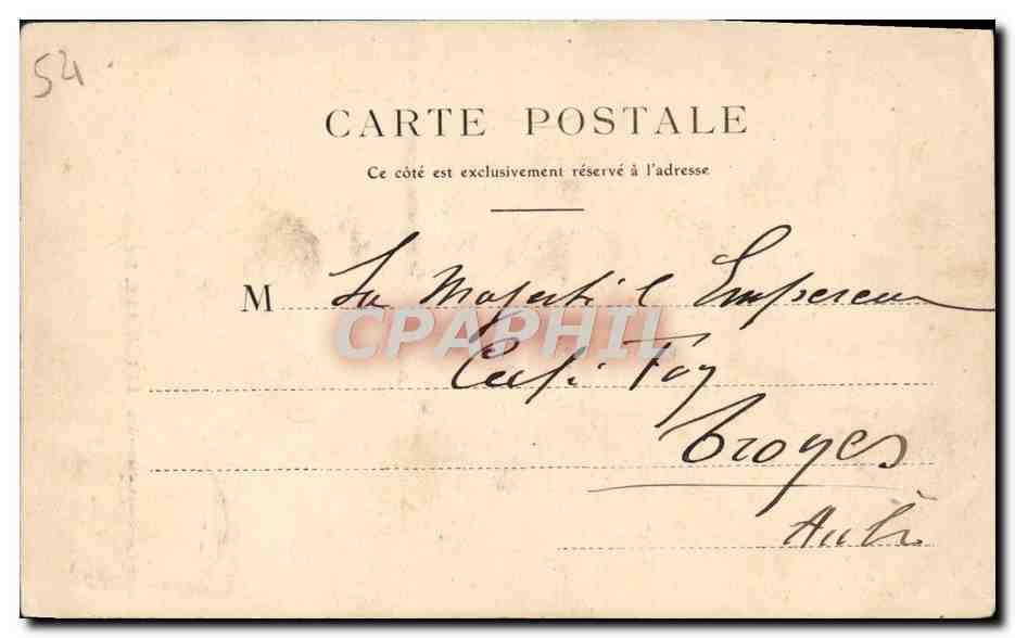 CPA Luneville Statue du General Lassalle — Verso