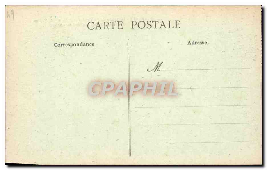 CPA Angers La Statue du Rene et le Chateau — Rückseite