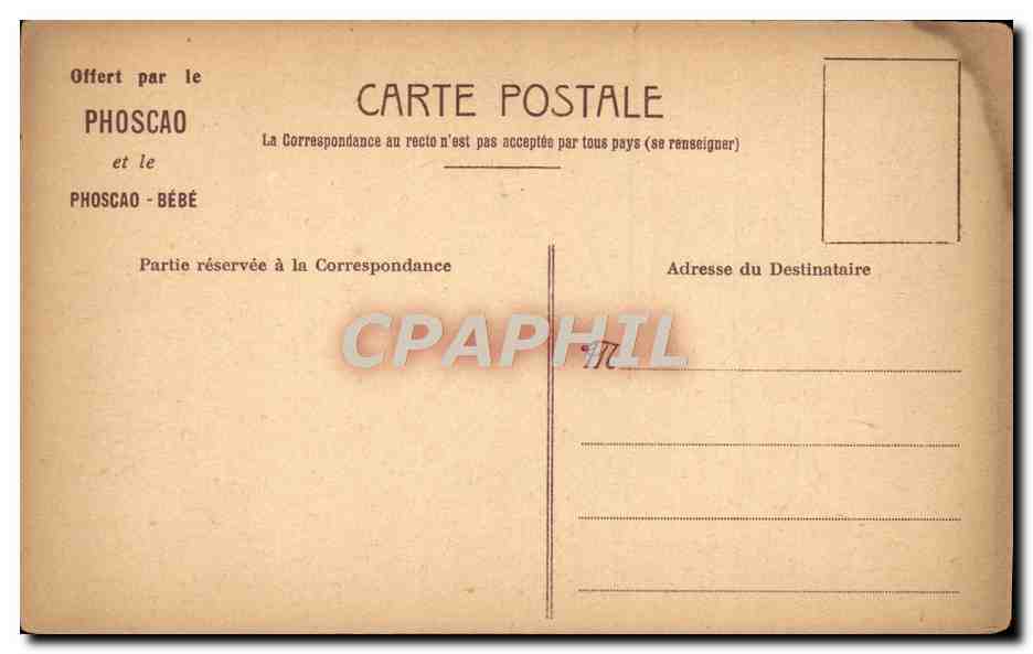 CPA Plaisirs d'enfants — Verso