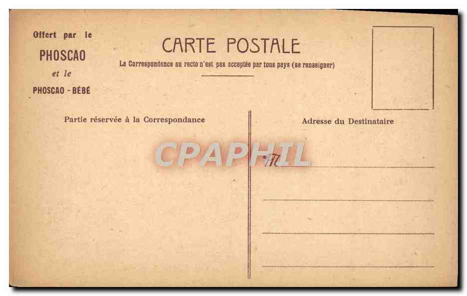 CPA Plaisirs d'enfants — Verso