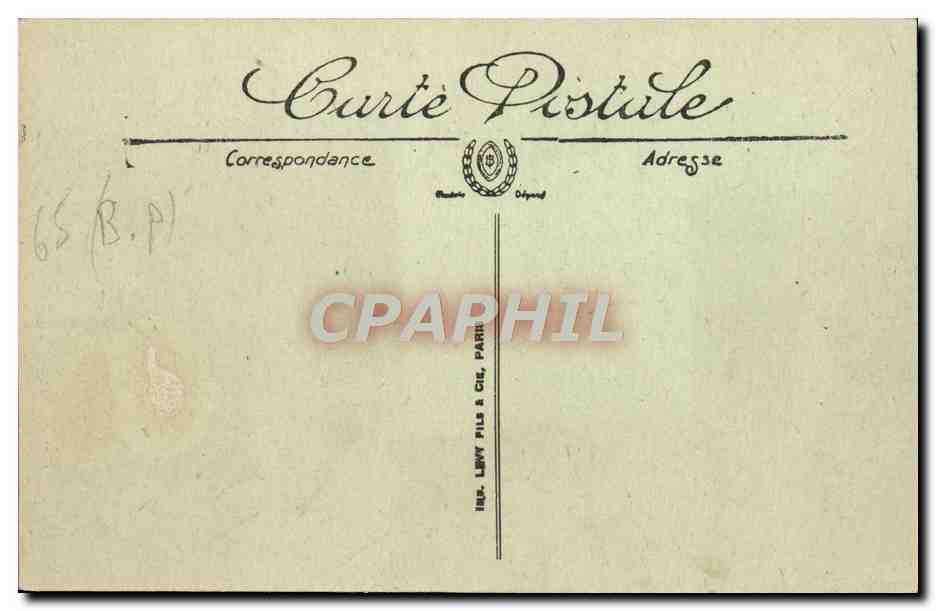 CPA Lourdes La Grotte — Verso
