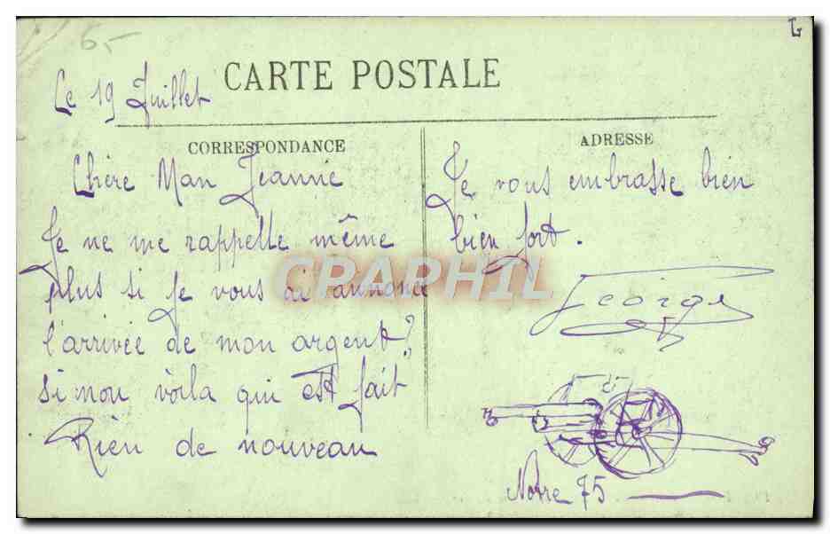 Lourdes — Le Château et le Pic du Jer — LL. — Verso