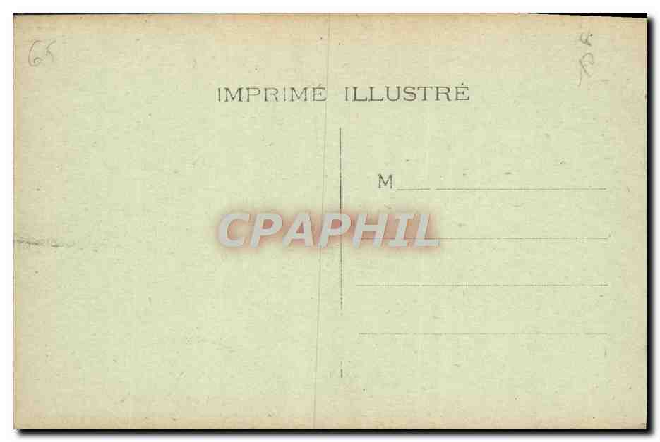 CPA Gavarnie Vue Generale du Village et du cirque  — Verso