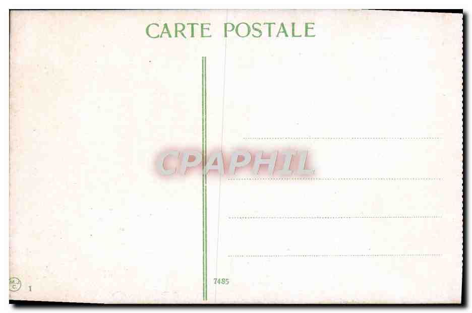 CPA Constantinople Le palais de Dolma Baghtche — Verso