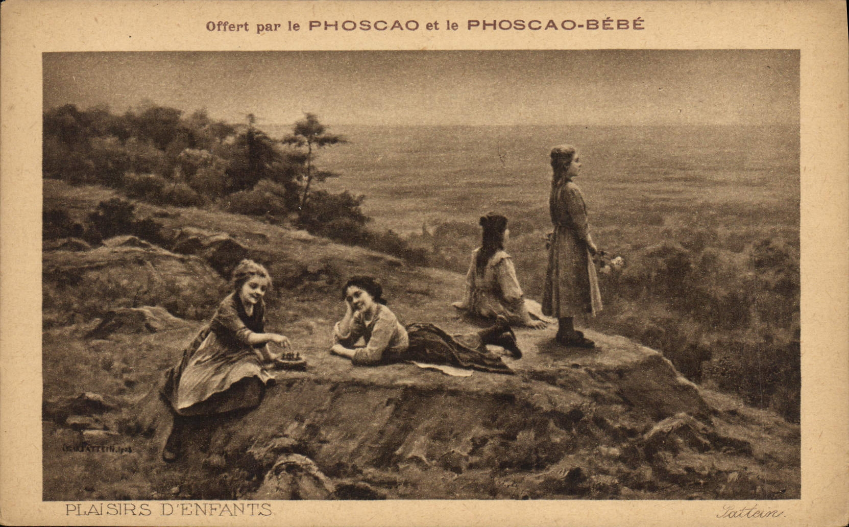 CPA Plaisirs d'enfants Phoscao 