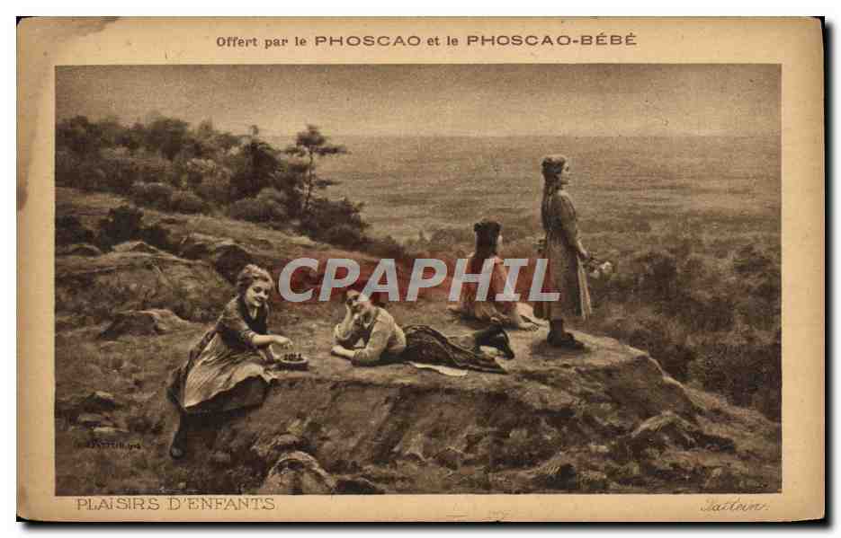 CPA Plaisirs d'enfants Phoscao 