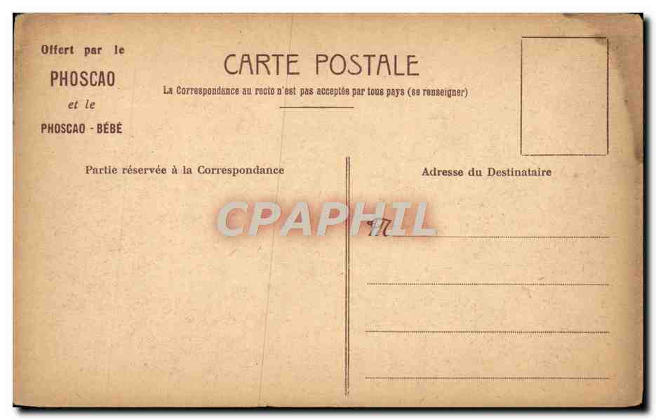 CPA Plaisirs d'enfants Phoscao  — Rückseite